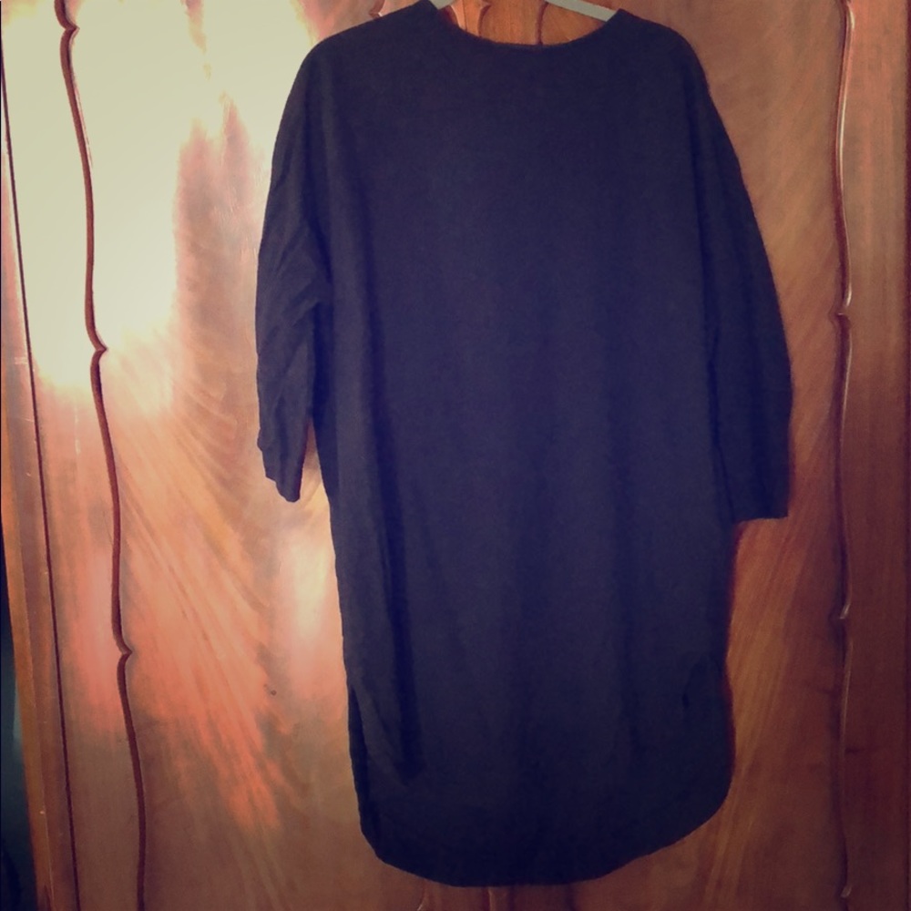 Black Crane Painter Dress